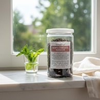 Чорний ароматизований чай в банці Королівська Вишня 100 г