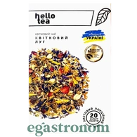 Чай крупнолистовий в пакетиках квітковий луг Хелло Ті Hello Tea 20пак 60g 20шт/ящ