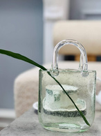 Ваза мала «Сумка зелена», 23x15 см. Изображение №3