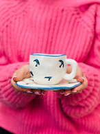 Чашка з блюдцем «Ластівка» 300 мл. Зображення №3