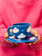 Чашка з блюдцем «Біла хмаринка» 300 мл. Зображення №3