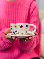 Чашка з блюдцем «Зоряна квітка» 300 мл. Зображення №2
