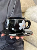 Чашка з блюдцем «Срібна квітка» 300 мл. Зображення №3