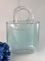 Ваза велика «Сумка блакитна» 28x19 см. Изображение №5