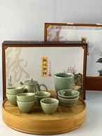 Набір для чаювання 10пр «Нефрит». Изображение №3