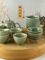 Набір для чаювання 10пр «Нефрит». Изображение №4