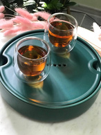 Чайний столик, глина кругл «Чангша» великий, 24x5,5 см. Зображення №2