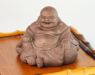 Ті-пет (чайний талісман) «Теракотовий Будда» 9,2x8,2x7,1. Зображення №2