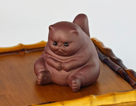 Ті-пет (чайний талісман) «Теракотовий кіт» 7,0x8,0x6,8. Зображення №2