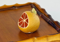 Ті-пет (чайний талісман) «Апельсинова жабка» (водяний фонтанчик). Зображення №2