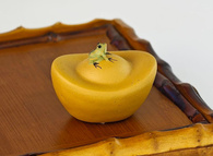 Ті-пет (чайний талісман) «Жабка на золоті» (водяний фонтанчик). Зображення №2