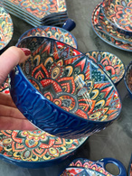 Салатник 16,5x7,5 см 800 мл «Мальоване чорне». Зображення №2