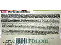 Панетон Далкол з кремом фісташки Dalcolle 750g 12шт/ящ. Зображення №2