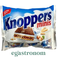 Вафлі з горіховим кремом міні Кноперс Knoppers mini 200g 12шт/ящ