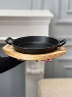 Блюдо чавунне глибоке «Гриль» 22 см. Изображение №4