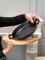 Блюдо чавунне глибоке «Гриль» 22 см. Изображение №2