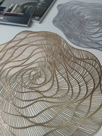 Підтарільник 38 см «Троянда», рожеве золото. Изображение №2