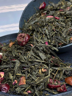 Зелений ароматизований чай Вишня-ваніль 500г. Изображение №2