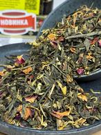 Зелений ароматизований чай Кленовий сироп 500 г. Зображення №2