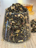 Зелений ароматизований чай Нектарин з вершками 500 г. Зображення №2