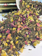 Зелений ароматизований чай Солодкий цілунок (Relaxing tea) 500 г. Зображення №2