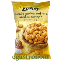 Горішки мікс арахісу та кеш'ю з сіллю та медом Алесто Alesto 200g 24шт/ящ