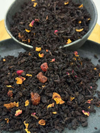 Чорний ароматизований чай Полуниця з вершками уп 500 г. Зображення №2