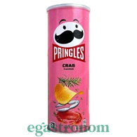 Чипси зі смаком краба Прінглс Pringles crab 165g 19шт/ящ
