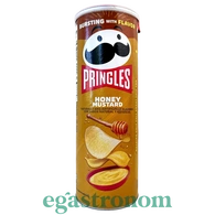 Чипси зі смаком меду та гірчиці Прінглс Pringles honey mustard 156g 14шт/ящ