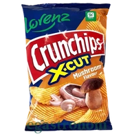 Чипси рифлені гриби Лоренц Lorenz crunchips 75g 25шт/ящ