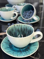 Набір 4 чашки + 4 блюдця «Тотем» чайний, 250 мл. Изображение №3