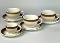 Набір 6 чашок з блюдцями, 250 мл «Мокка»
