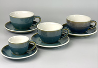 Набір 6 чашок з блюдцями 200 мл «Гра сонця в блакить»