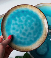 Тарілка 21 см «Блакитна лагуна» 24/ящ