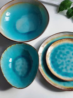 Тарілка 21 см «Блакитна лагуна» 24/ящ. Зображення №3