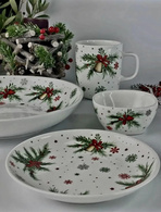 Тарілка 22,8x4,8 см «Різдвяні дзвоники», 900 мл. Зображення №2