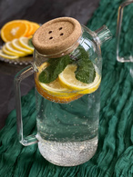 Чайник скло «Ґудзик» 1800 мл, 24x9,5 см, діам. горловини 8 см. Зображення №6