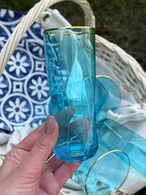 Склянка хайбол “Блакитна Геометрія” 225 мл. Зображення №2