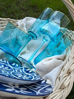 Склянка хайбол “Блакитна Геометрія” 225 мл. Зображення №3