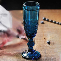 Келих-шампанське «Вінтаж» синій OCT-DKC79318D, blue SR04720SC. Изображение №3