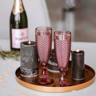 Келих-шампанське «Амбер» рожевий 150 мл. Зображення №2