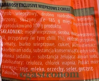Кабаноси чилі ексклюзив (без глютену) Тарчинський Tarczynski 105g 18шт/ящ. Изображение №2