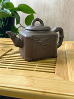 Чайник глиняний 450 мл «Гілка бамбук» (Світлий). Зображення №2