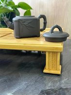 Чайник глиняний 450 мл «Гілка бамбук» (Темний). Зображення №4