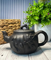 Чайник глиняний 600 мл «Старе дерево» (темний). Зображення №2