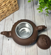 Чайник глиняний 700 мл «МАЛЬВА», (СВІТЛИЙ). Зображення №4