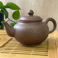 Чайник глиняний 750 мл «ВЕСНА» (СВІТЛИЙ). Зображення №2