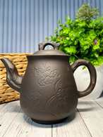 Чайник глиняний 750 мл «ПТАШКА» (ТЕМНИЙ). Зображення №2