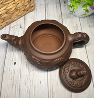 Чайник глиняний 780 мл «ДІЛУН-ДРАКОН», (СВІТЛИЙ). Зображення №3