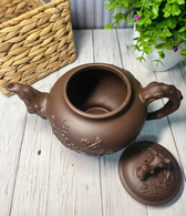 Чайник глиняний 900 мл «САКУРА», (СВІТЛИЙ). Зображення №3